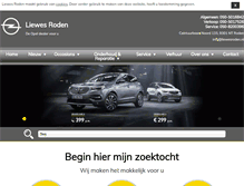 Tablet Screenshot of liewesroden.nl